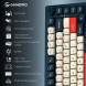 Клавіатура бездротова GamePro Asgard Yord Keychron Super Red Switch Blue (MK266BL)