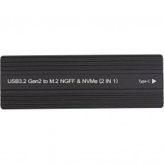 Зовнішня кишеня PowerPlant для SSD Premium M.2 PCIe NGFF/NVMe USB3.2 (HC380510)
