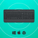 Клавiатура бездротова Logitech Signature K650 US Graphite USB (920-010945)