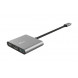 USB-хаб Trust Dalyx Aluminium USB Type-C 3-в-1 (23772)