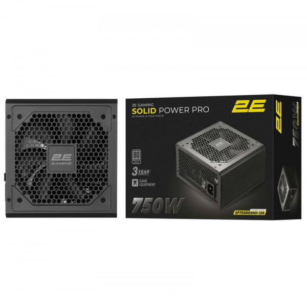 Блок живлення 2E Gaming Solid Power Pro 750W (2E-SP750BRSMII-120)