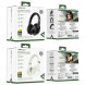 Bluetooth-гарнітура Acefast H4 ANC Black (6974316283515)