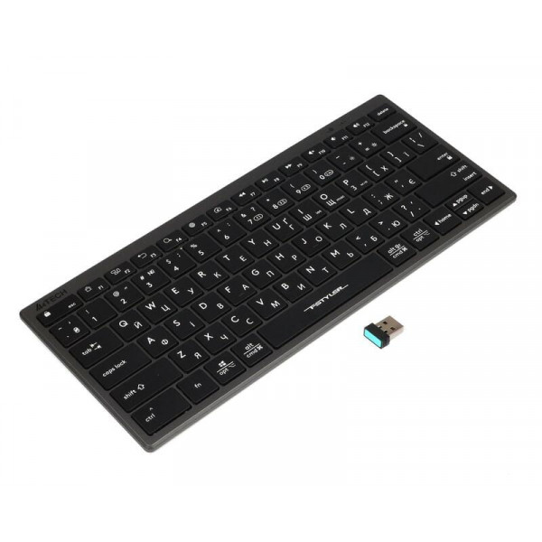 Клавіатура бездротова A4Tech Fstyler FBX51C Grey