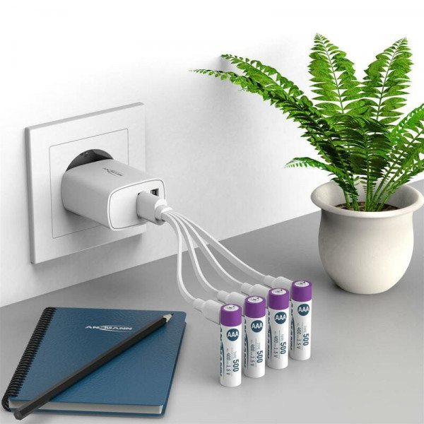 Акумулятори Ansmann AAA/HR03 Li-Ion 500 mAh BL 4 шт