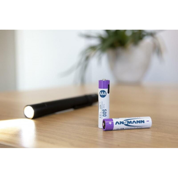 Акумулятори Ansmann AAA/HR03 Li-Ion 500 mAh BL 4 шт