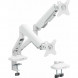 Кріплення настільне для двох моніторів OfficePro 17-35" White (MA442W)
