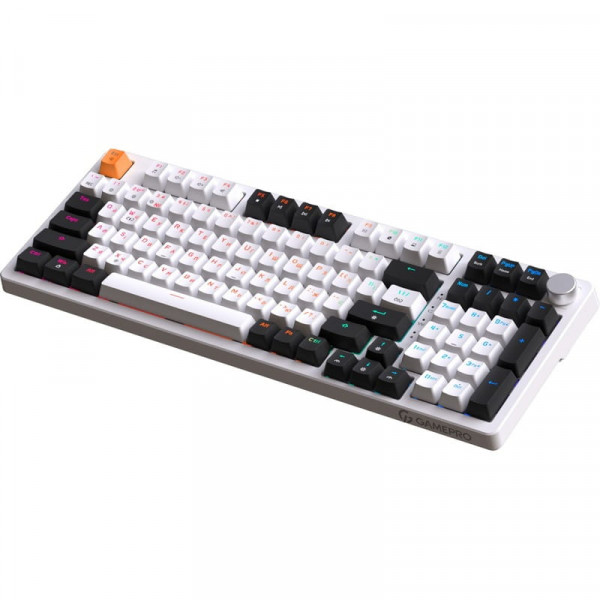Клавіатура GamePro MK170W Red з Hot-Swap RGB White