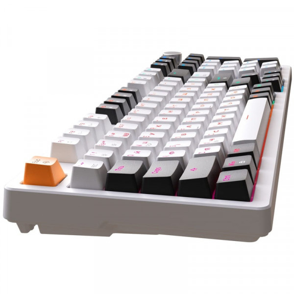 Клавіатура GamePro MK170W Red з Hot-Swap RGB White