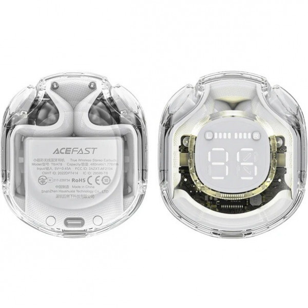 Bluetooth-гарнітура Acefast T8 White Moon (6974316282228)