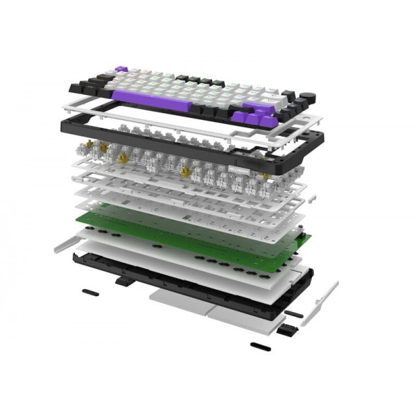 Клавіатура Hator Hellyberry HK75 White/Violet