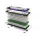 Клавіатура Hator Hellyberry HK75 White/Violet