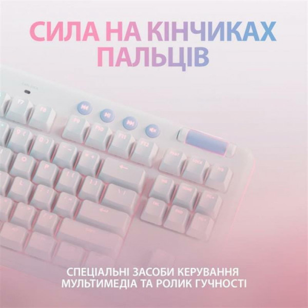 Клавіатура бездротова Logitech G715 Tactile White (920-010465)
