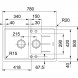 Кухонна мийка Franke Basis BFG 651-78 Сірий камінь (114.0565.111)