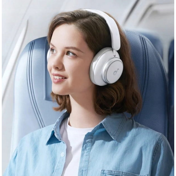 Bluetooth-гарнітура Anker SoundCore Space Q45 White (A3040G21)