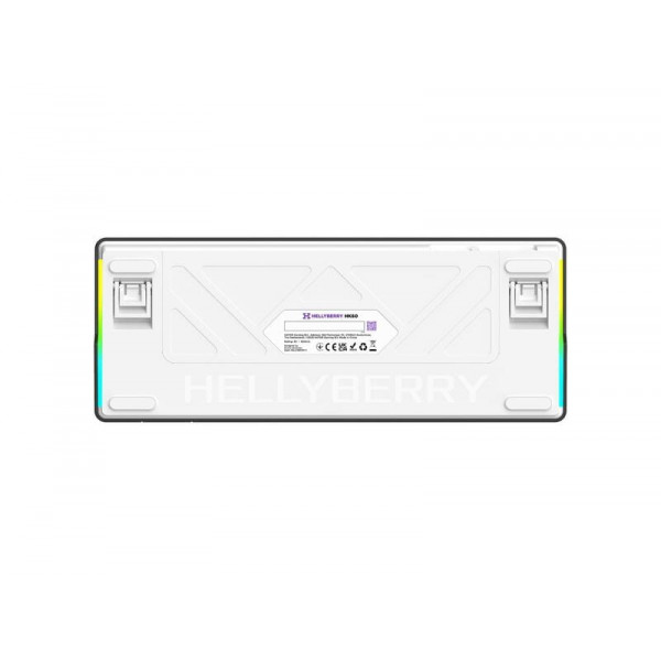 Клавіатура Hator Hellyberry HK60 White/Violet