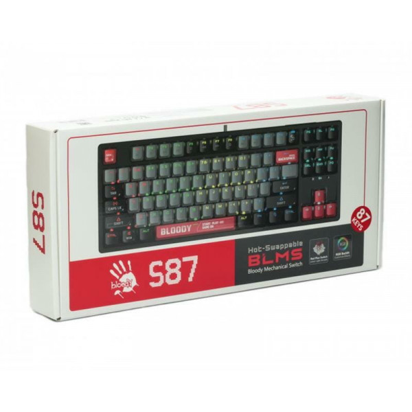 Клавіатура Bloody S87 Energy Red
