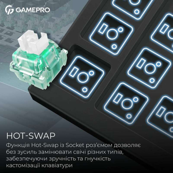 Клавіатура GamePro Asgard Valhalla Max MK160B Max USB Black