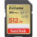 Карта пам`яті SDXC 512GB UHS-I/U3 Class 10 SanDisk Extreme R180/W130MB/s (SDSDXVV-512G-GNCIN)