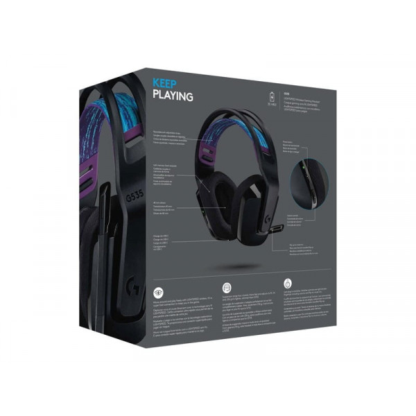 Гарнітура Logitech G535 Black (981-000972)
