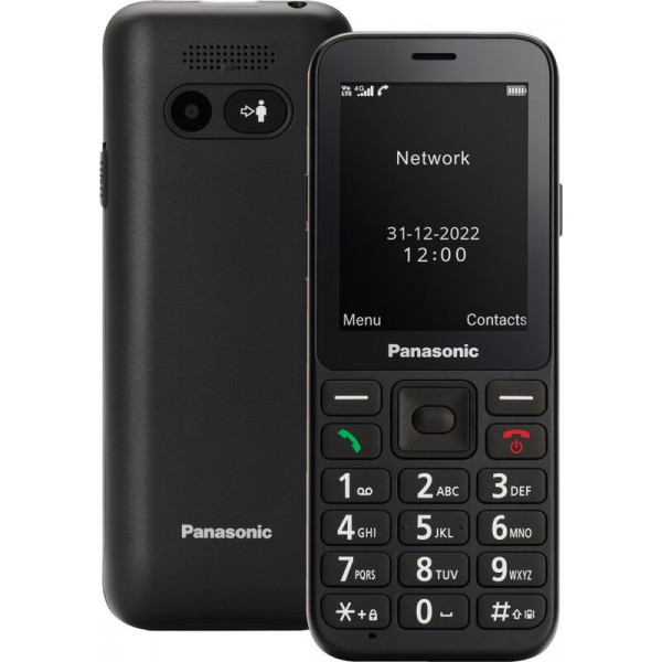 Мобiльний телефон Panasonic KX-TU250 Black (KX-TU250EXB)