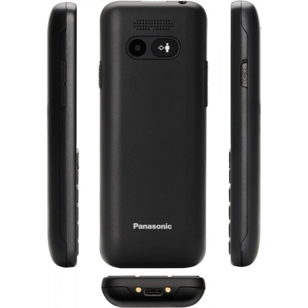 Мобiльний телефон Panasonic KX-TU250 Black (KX-TU250EXB)