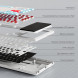 Клавіатура Ajazz AKP815 Huano Red Switch White (AKP815-R-WBO)