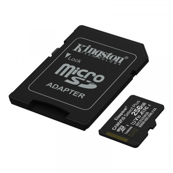 Карта пам`яті MicroSDXC 256GB UHS-I Class 10 Kingston Canvas Select Plus R150MB/s (SDCS3/256GBSP)