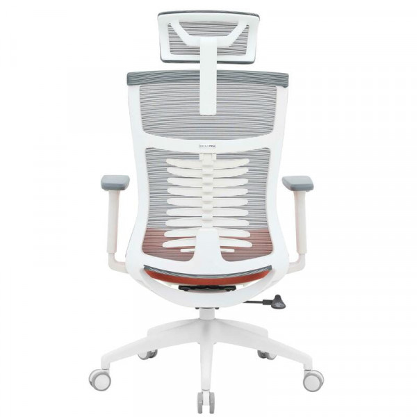 Крісло офісне Officepro Balance OC550-W-DG-OR White/Dark Gray/Orange