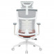 Крісло офісне Officepro Balance OC550-W-DG-OR White/Dark Gray/Orange