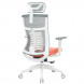 Крісло офісне Officepro Balance OC550-W-DG-OR White/Dark Gray/Orange