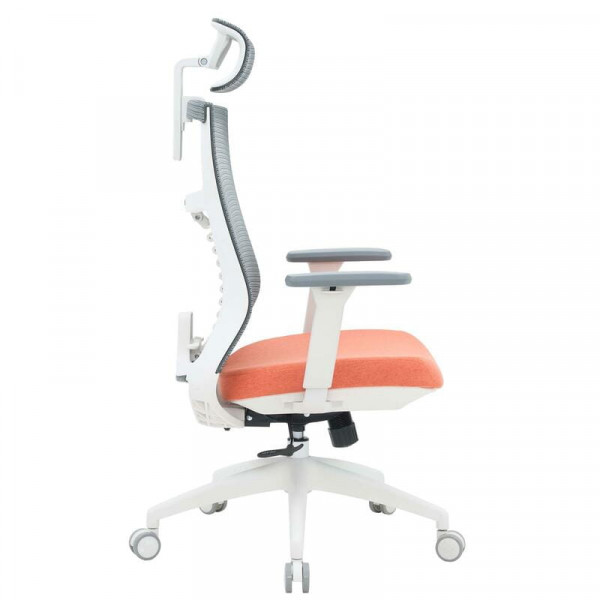 Крісло офісне Officepro Balance OC550-W-DG-OR White/Dark Gray/Orange