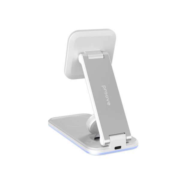 Бездротовий зарядний пристрій Proove Energy Fold 3in1 15W White (WSEF15010002)