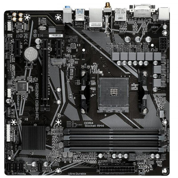 Материнська плата Gigabyte A520M DS3H AC Socket AM4