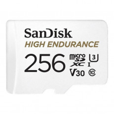 Карта пам`ятi MicroSDXC 256GB UHS-1/U3 Class 10 SanDisk High Endurance R100/W40MB/s + SD-адаптер (SDSQQNR-256G-GN6IA)