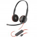 Гарнітура Poly стерео On-ear Blackwire 3220 Black (8X228AA)