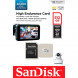 Карта пам`ятi MicroSDXC 512GB UHS-1/U3 Class 10 SanDisk High Endurance R100/W40MB/s + SD-адаптер (SDSQQNR-512G-GN6IA)