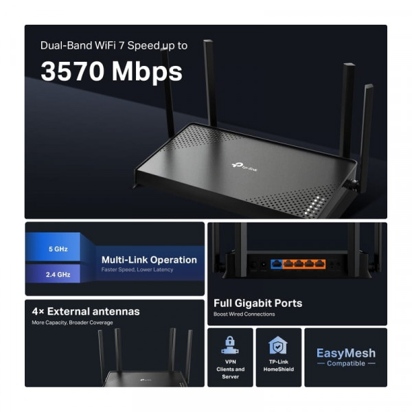 Бездротовий маршрутизатор TP-Link Archer BE220