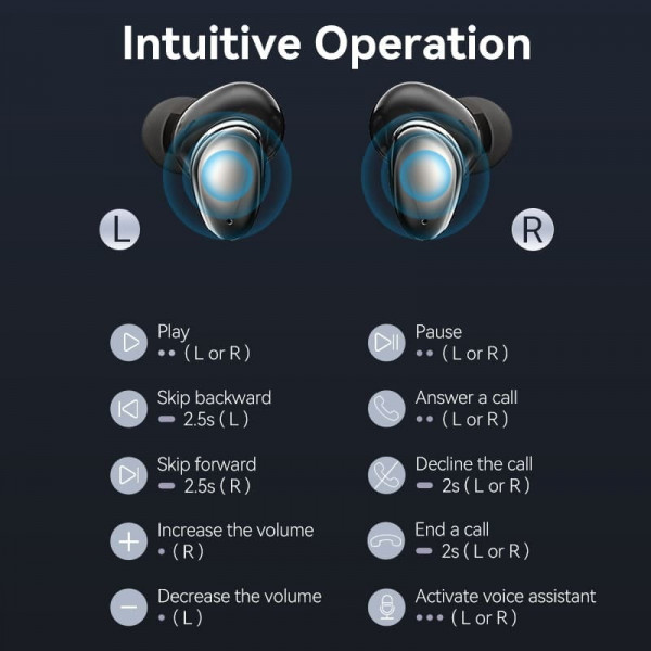 Bluetooth-гарнітура Vention Tiny Earbuds T13 Black (NBNB0)