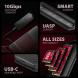 Зовнішня кишеня Axagon NVMe M.2 2230/2242/2260/2280 USB Type-C 3.2 Black (EEM2-GAM)