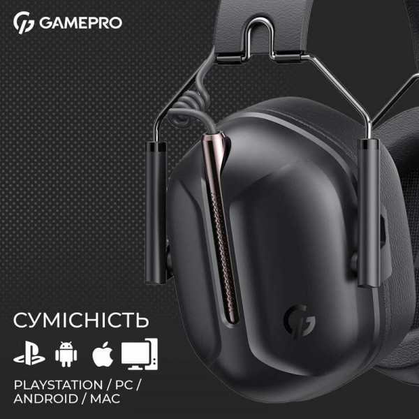 Гарнітура GamePro Genesis Hunter Black (HS1350B)