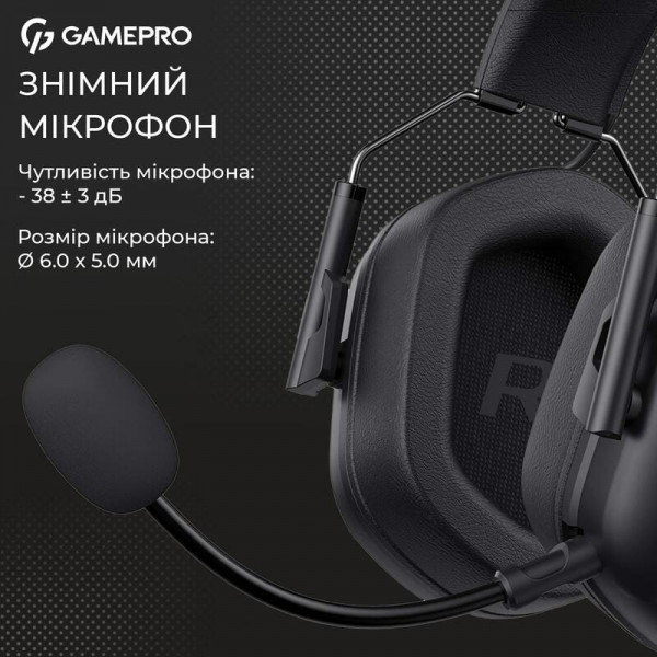 Гарнітура GamePro Genesis Hunter Black (HS1350B)