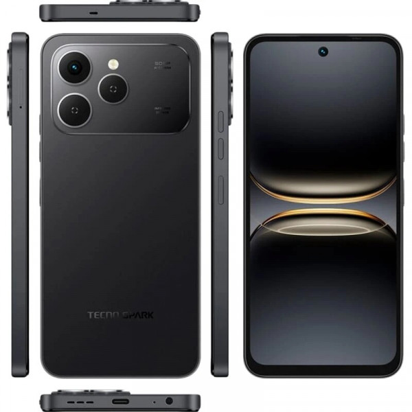 Смартфон Tecno Spark 40 (KM5n) 8/256GB Ink Black (4894947091551)