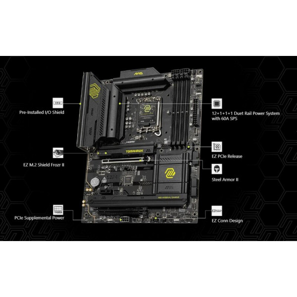 Материнська плата MSI MAG B860 Tomahawk WiFi Socket 1851