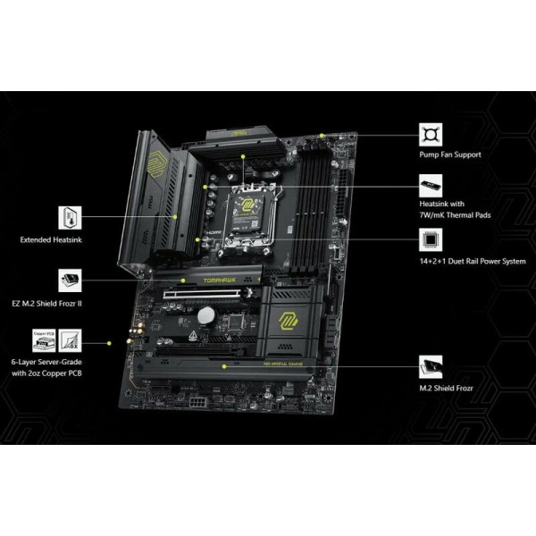 Материнська плата MSI MAG B850 Tomahawk WiFi Socket AM5