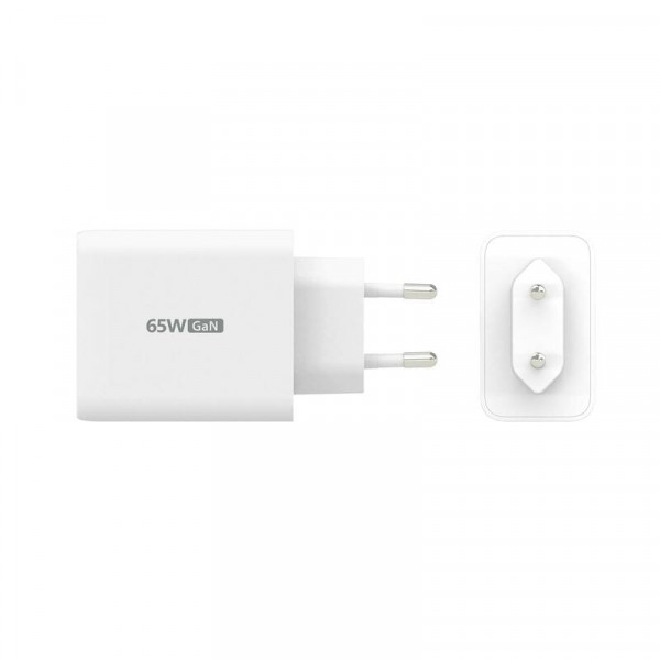 Мережевий зарядний пристрій J5create GaN USB-C 65W White (JUP3365E-EN)