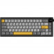 Клавіатура бездротова Ajazz AK650 Flying Fish Switch Black (AK650-FF-BGY)