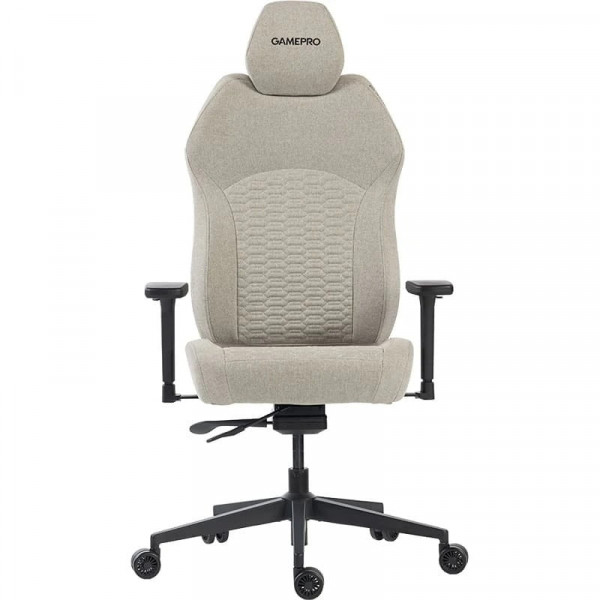 Крісло для геймерів GamePro GC760LG Fabric Light Gray
