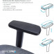 Крісло офісне Officepro Balance OC620-B-DG-DG Black/Dark Gray