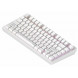 Клавіатура Dark Project ALU81 Terra Nostra White (DPKB_NOSTRA_81_ANSI_WHITE_UA)