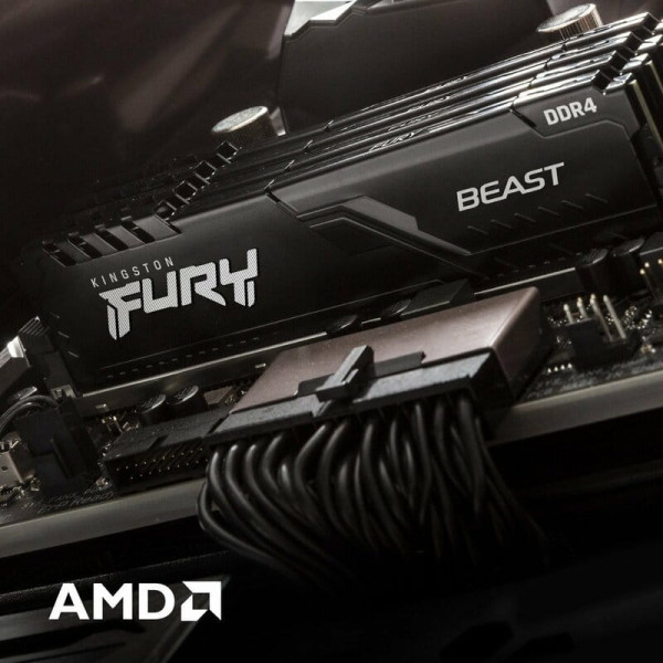 Модуль пам`ятi DDR4 16GB/3200 Kingston Fury Beast Black (KF432C16BB1/16WP)